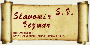 Slavomir Vezmar vizit kartica